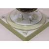 Porcelanowy Wazon - Kolorowe Kwiaty - Porcelana Sygn - Ozdoba