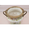 Porcelanowy Wazon - Kolorowe Kwiaty - Porcelana Sygn - Ozdoba