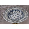 Porcelanowa Ażurowa Patera Trzy Nimfy - Porcelana + Brąz - Okazała Prezent