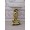 Porcelanowa Ażurowa Patera Trzy Nimfy - Porcelana + Brąz - Okazała Prezent