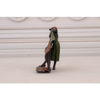 Handlarz Arab z Dywanem - Figura z Brązu - Kolekcja Vienna