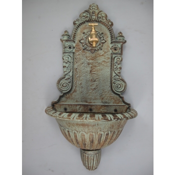 Wlewka Wylewka Kran - Dekoracja Elewacji Fontanna Żeliwo 68cm Dom Ogród