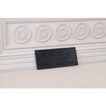 ŻELIWNY SZYLD - The Best Antiques - Reklama Antyki