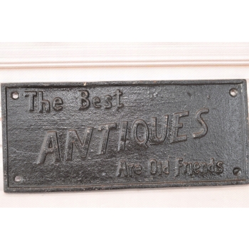 ŻELIWNY SZYLD - The Best Antiques - Reklama Antyki