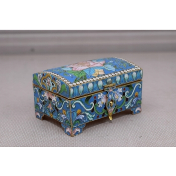 Srebrna Szkatuła Emalia Srebro 84 Rosja 158g Faberge rękodzieło unikat