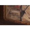 GOLDBAUM 1938 - Żyd Modlitwa Judaica - Stary Obraz Olej na Płótnie