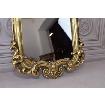 Złota Lustro - Rama Złota Ornamentowa - Piękne Kryształowe - Dekoracja