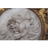 Obraz Kwiaty Kwiat - Złota Rama - Alabaster - Dekoracja