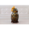 Szkło Murano Style - Kolorowa Sowa Ptak - Figura Rzeźba - Dekoracja