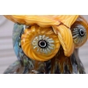 Szkło Murano Style - Kolorowa Sowa Ptak - Figura Rzeźba - Dekoracja