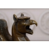 Gryf - Figura Gryfa Rzeźba z Brązu- Posąg Pół Orła Pół Lwa