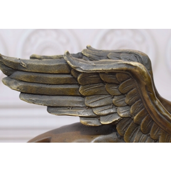 Gryf - Figura Gryfa Rzeźba z Brązu- Posąg Pół Orła Pół Lwa