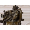 Meduza - Akt Kobiety - Siedząca Kobieta - Figura z Brązu - Dekoracja Erotyk
