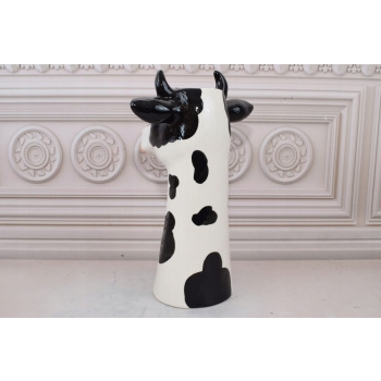 Porcelanowy Wazon Krowa - Porcelana Sygnowana - Ozdoba Dekoracja
