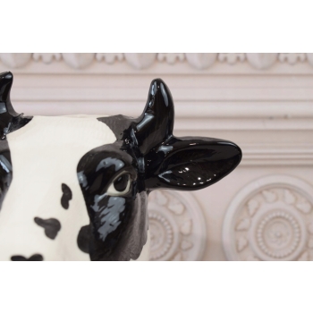Porcelanowy Wazon Krowa - Porcelana Sygnowana - Ozdoba Dekoracja