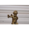 Porcelanowa Mini Patera - Mydelniczka - Porcelana + Figura z Brązu Amor