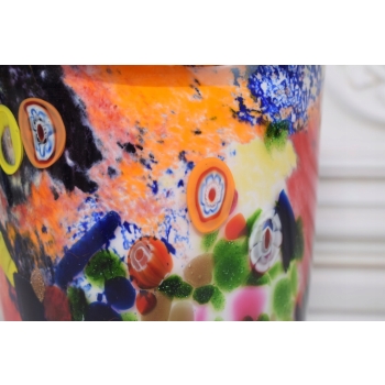 Kolorowy Wazon Murano Style - Wazon na Kwiaty - Grube Włoskie Szkło