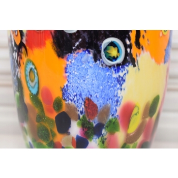 Kolorowy Wazon Murano Style - Wazon na Kwiaty - Grube Włoskie Szkło