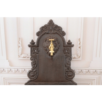 Wylewka Do Ogrodu - Fontanna - Lew - Żeliwo Brąz Kran 75 cm - Ozdoba