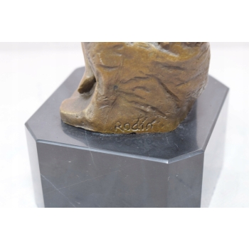 Pocałunek - Para Zakochani - Akt - Figura z Brązu - Rodin - Dekoracja