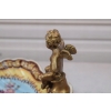 Porcelanowa Mini Patera - Mydelniczka - Porcelana + Figura z Brązu Amor