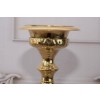 Mosiężny Lichtarz - Kandelabr Świecznik - Złoty - 60 cm - Ozdoba
