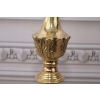 Mosiężny Lichtarz - Kandelabr Świecznik - Złoty - 60 cm - Ozdoba