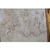 OBRAZ ZŁOTA RAMA - ALABASTER SCENA LATA 20 RODZINA - Wieś - Ozdoba