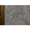 OBRAZ ZŁOTA RAMA - ALABASTER SCENA LATA 20 RODZINA - Wieś - Ozdoba