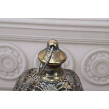 Lampion Latarnia na Świece - Liście - Vintage - Lampa Dekoracja Ozdoba