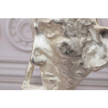 A. BARYE FILOZOF MYŚLICIEL - FIGURA Z BRĄZU CHROM - Dekoracja