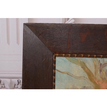 J. Fałat - Trzy Bażanty Kuropatwy - Las Natura - Stary Obraz Olejny