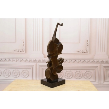 Gitara Skrzypce Salvador Dali - Figura z Brązu Abstrakcja - Prezent