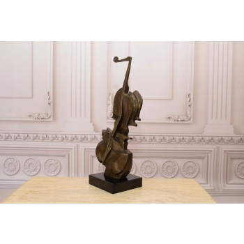 Gitara Skrzypce Salvador Dali - Figura z Brązu Abstrakcja - Prezent