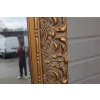 Pałacowe Złote Lustro Piękna Rama z Francji - Kryształ Faza 213 x 122 cm