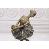 Młoda Tancerka - Baletnica Ballerina - Figura Rzeźba z Brązu