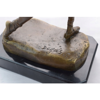 Młoda Tancerka - Baletnica Ballerina - Figura Rzeźba z Brązu