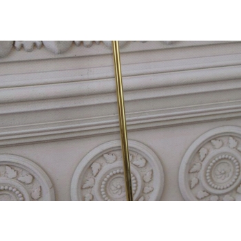 Stylowa Łyżka do Butów - Kij Golfowy - Golf Golfista - Mosiądz - Złota 48cm