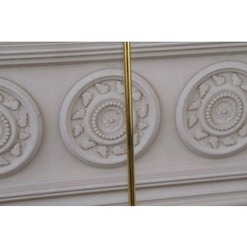 Stylowa Łyżka do Butów - Konik Morski - Mosiądz - Złota 46 cm