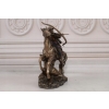 Japoński Samuraj Na Koniu - Łucznik - Figurka Statuetka - Dekoracja