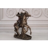 Japoński Samuraj Na Koniu - Łucznik - Figurka Statuetka - Dekoracja