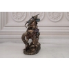 Japoński Samuraj Na Koniu - Łucznik - Figurka Statuetka - Dekoracja