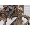 Japoński Samuraj Na Koniu - Łucznik - Figurka Statuetka - Dekoracja