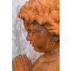 Żeliwna Stara Figura Anioł - Amor - Figura z Żeliwa Żeliwo Ogród Dekoracja