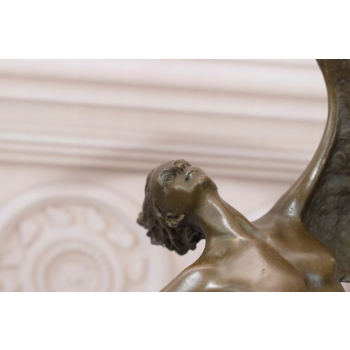Ikar - Skrzydlata Kobieta - Nowoczesna Figura z brązu - Dekoracja
