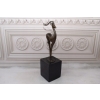 DOSTOJNY JELEŃ MYŚLIWSKI - MODERNISTYCZNY - FIGURA BRĄZ