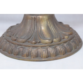 Porcelana Waza - Amfora Puchar - Okuta Brązem - Kwiaty - Unikat