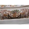 Kolorowa Szkatuła Bomboniera Na Podstawce - Misa - Porcelana - Owoce