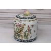 Biała Szkatuła Bomboniera - Misa - Porcelana - Owoce Kwiaty