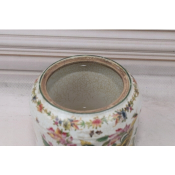 Biała Szkatuła Bomboniera - Misa - Porcelana - Owoce Kwiaty